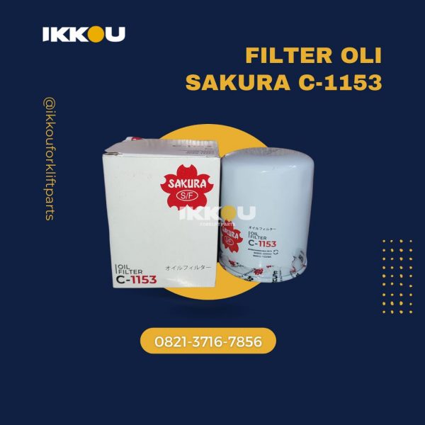 Filter Oli Sakura C-1153 - Spare Part Forklift