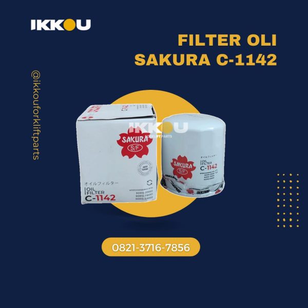 Filter Oli Sakura C-1142 - Spare Part Forklift