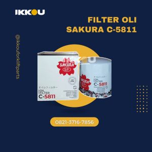 Filter Oli Sakura C-5811 - Spare Part Forklift