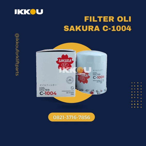 Filter Oli Sakura C-1004 - Spare Part Forklift