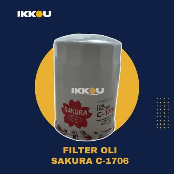 Filter Oli Sakura C-1706 - Spare Part Forklift Semarang Murah