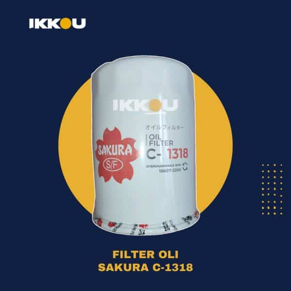 Filter Oli Sakura C-1318 - Spare Part Forklift Terbaik Semarang