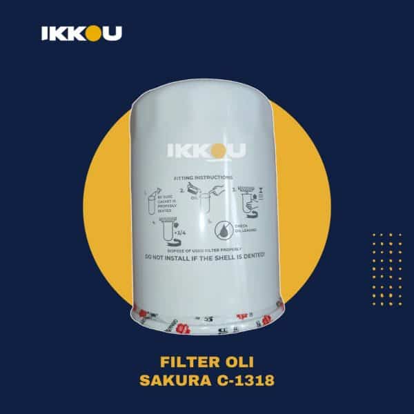 Filter Oli Sakura C-1318 - Spare Part Forklift Terbaik Semarang