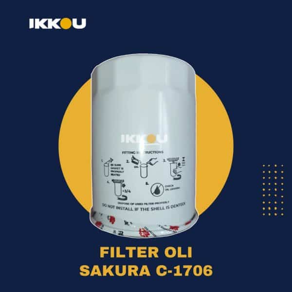 Filter Oli Sakura C-1706 - Spare Part Forklift Semarang Murah