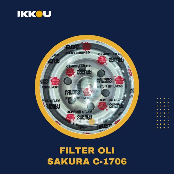 Filter Oli Sakura C-1706 - Spare Part Forklift Semarang Murah